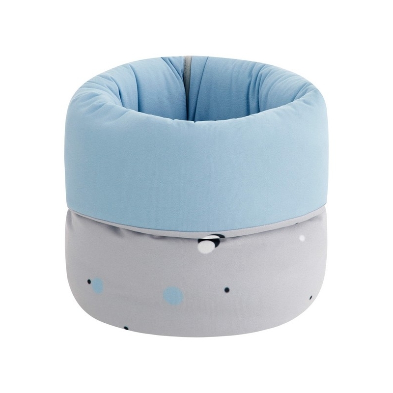 Cestita decorativa azul y gris BLUEPHANT para dormitorio del bebé