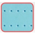 Colchón latex para cuna CLIMALATEX nucleo de espuma HR perforado