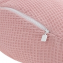 Almohada para lactancia alargada de 185 cm FOREST detalle rosa