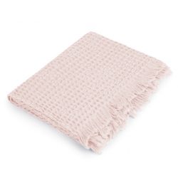 Manta polar para bebé en color rosa BEE de 110x75 cm