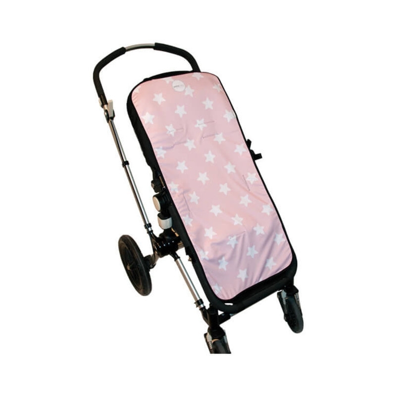 Colchoneta para sillas paseo con estrellas ESTRELLITAS 58 color rosa
