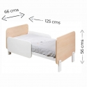 Medidas cama funcional estilo Montessori JUMEIRAH NORDICO