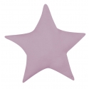 Cojín decorativo con forma de ESTRELLA color lila