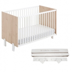 Cuna colecho de estilo nordico SHIRA funcional en cama Montessori