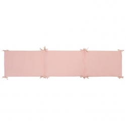 Protector chichonera cuna color rosa MATELASSE de 210 o 180 cm